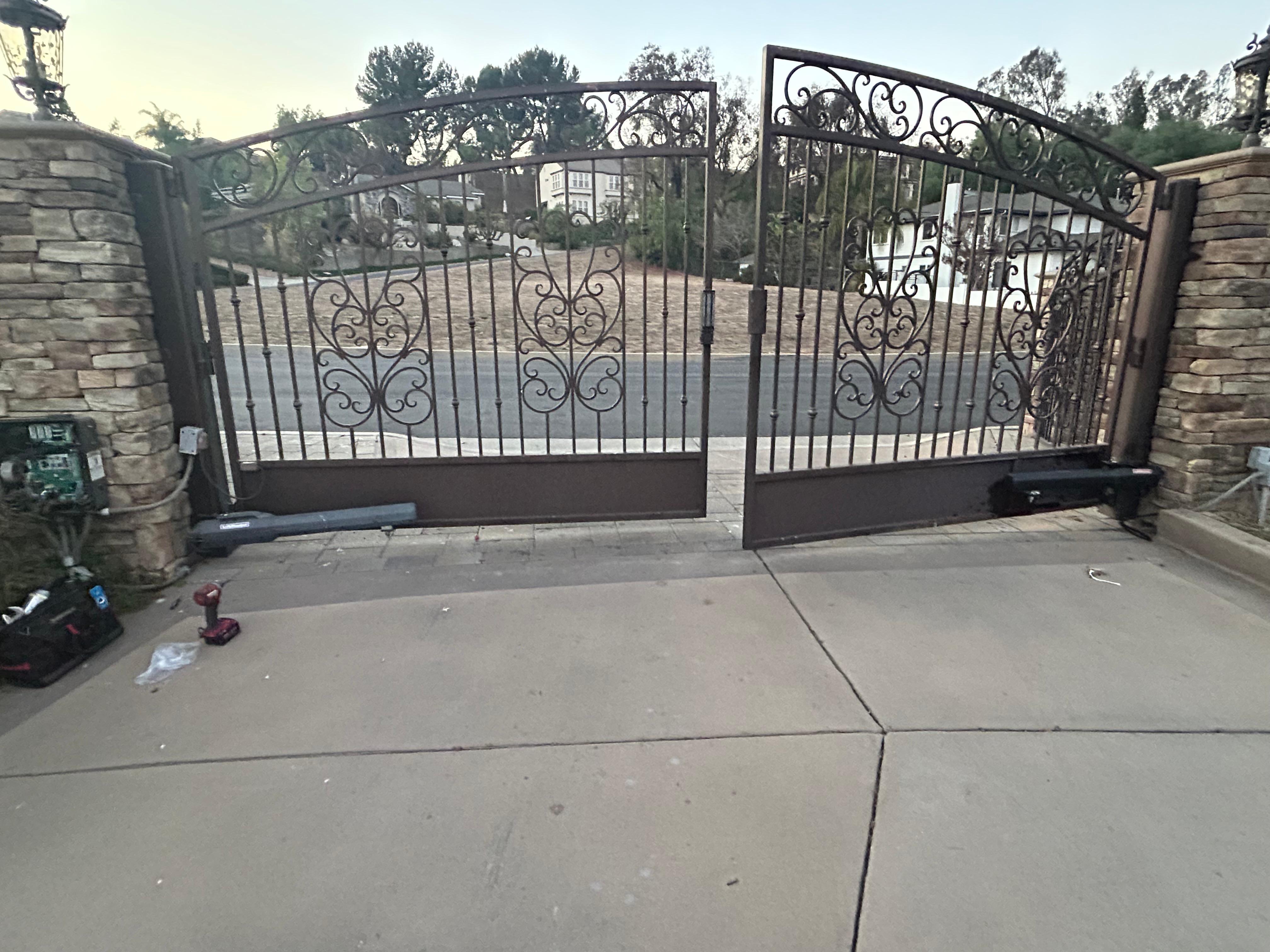 Driveway Gate Repair — recent job photo