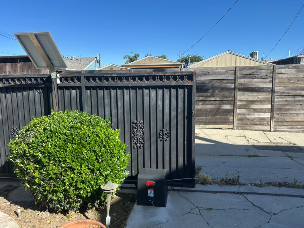 All-O-Matic gate operator installation