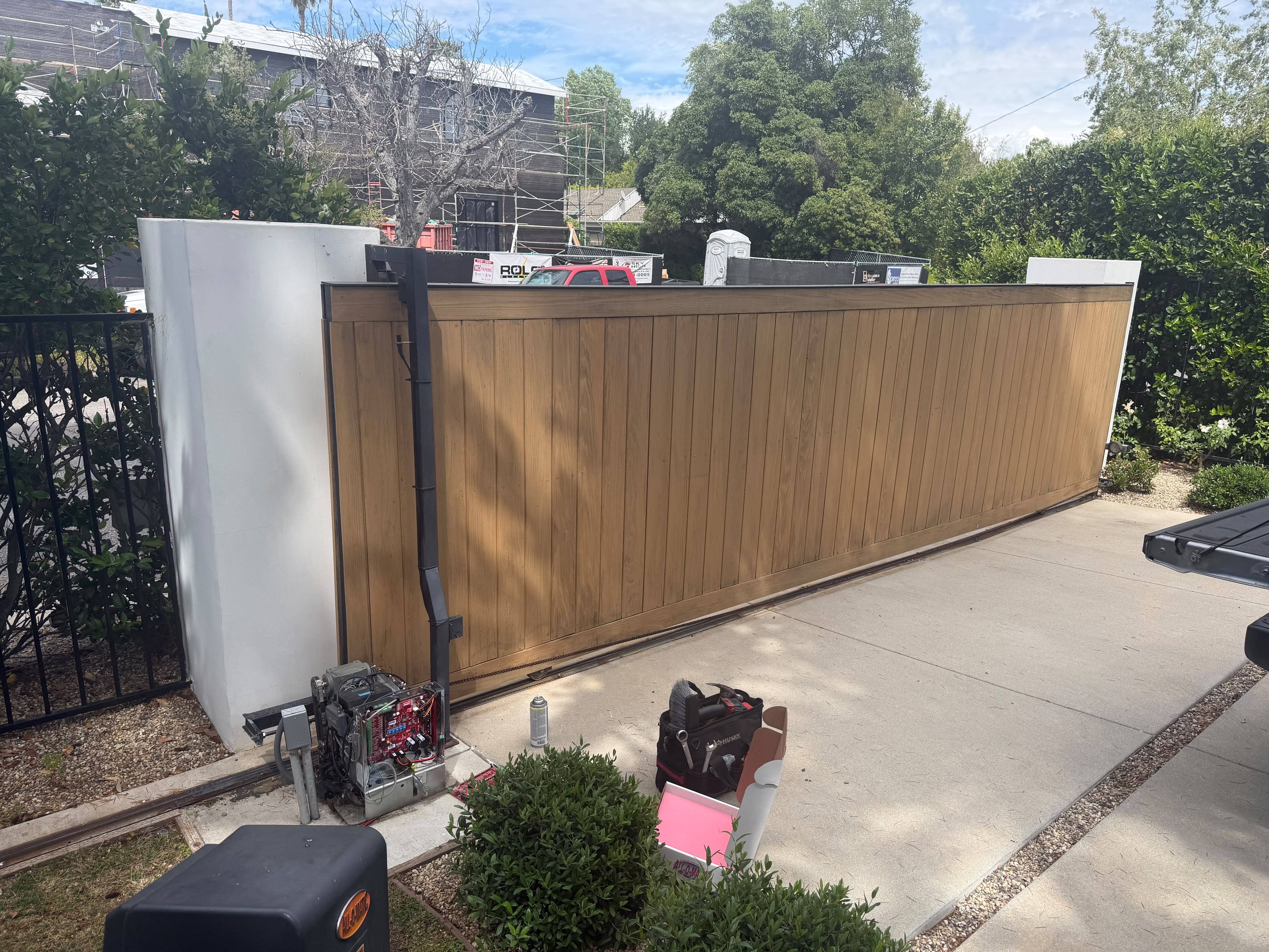 All-O-Matic gate repair technician at work