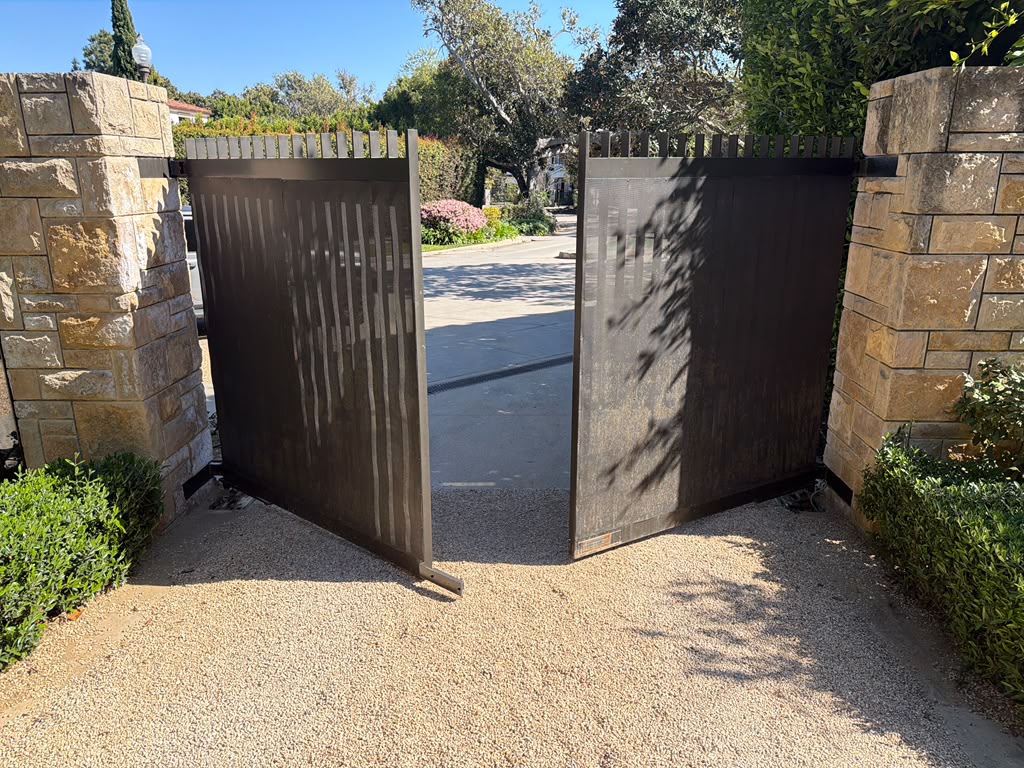 FAAC gate repair job site