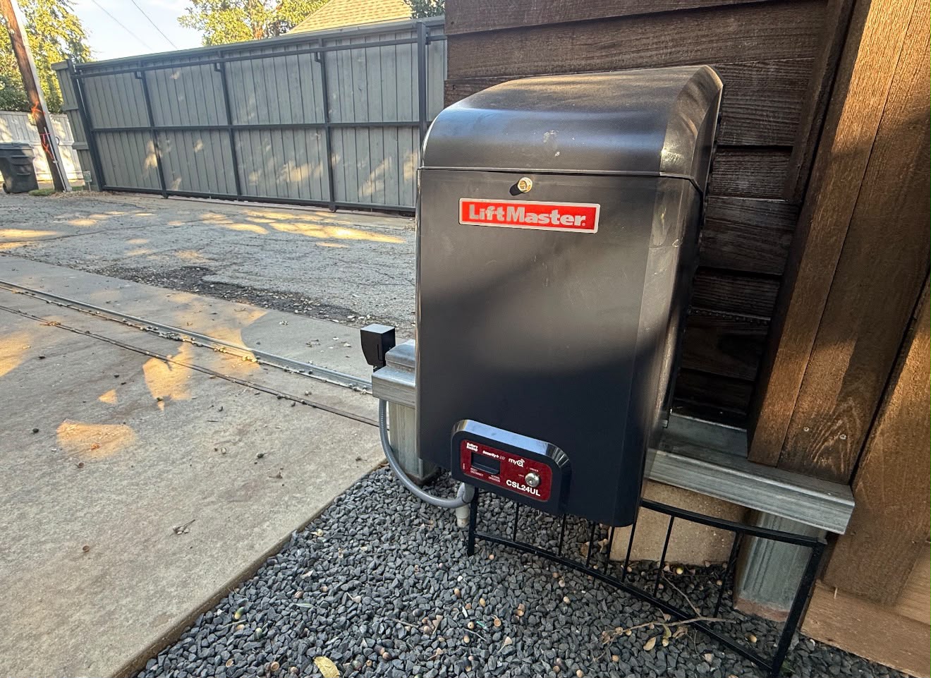 LiftMaster gate repair job site