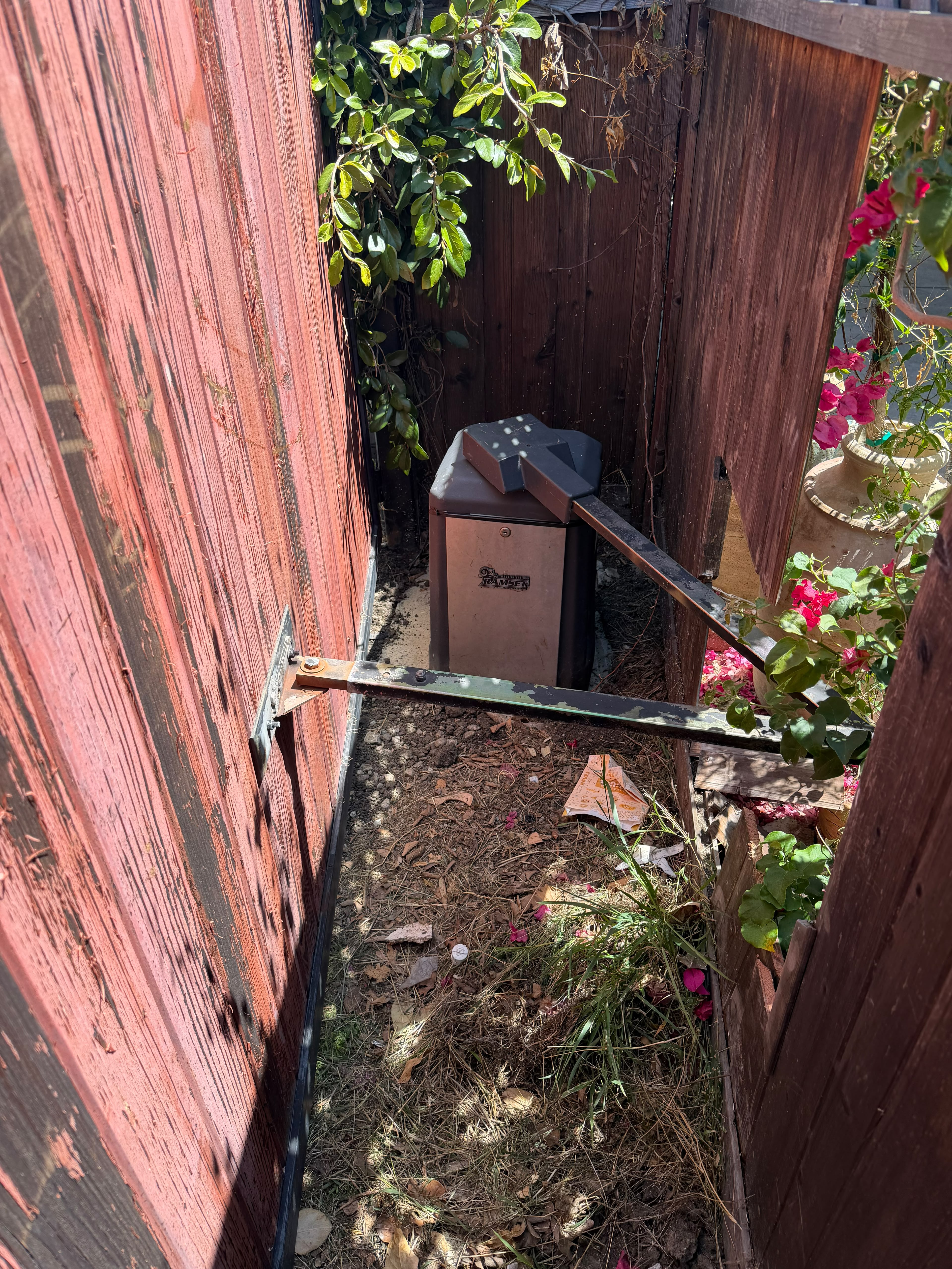 Ramset gate operator installation
