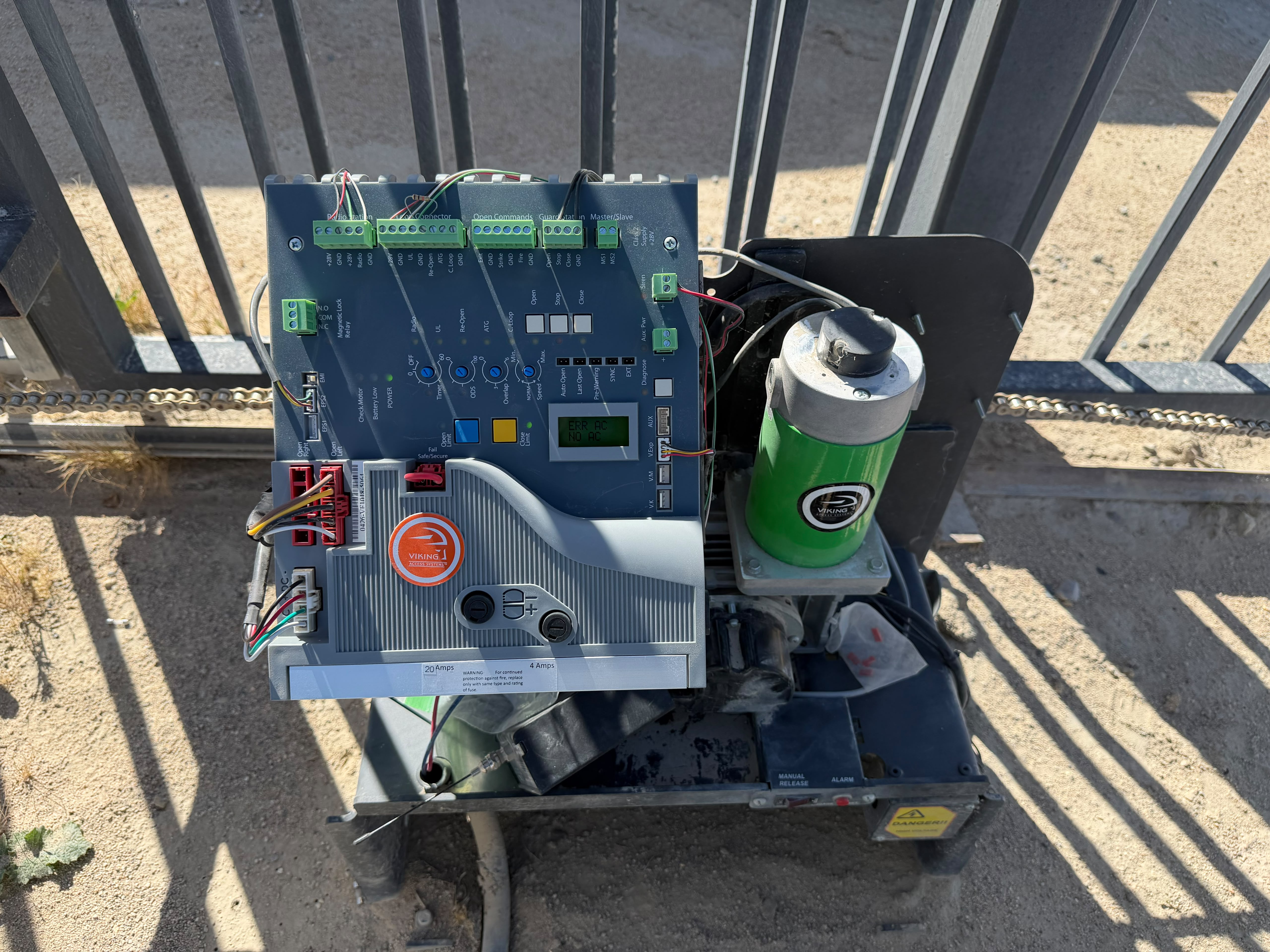 Viking gate operator installation