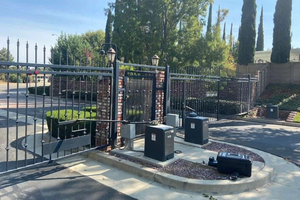 Gate repair work