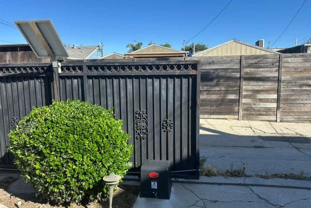 Gate repair work