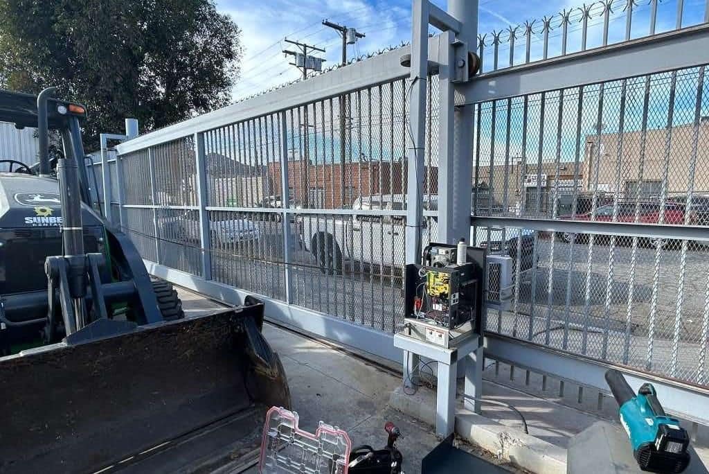Gate repair work