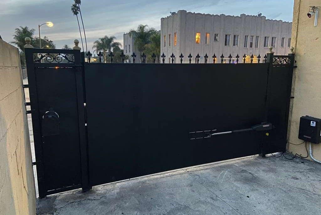 Gate repair work