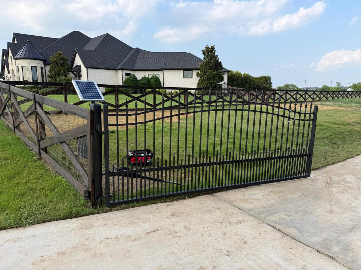 Gate repair work